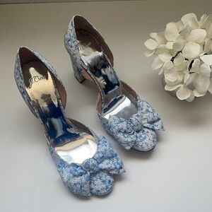 J.Crew Liberty Collection Daisy Patterned Heels
